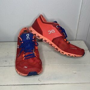 On Running - Womens Cloud X running shoes in red flash 8